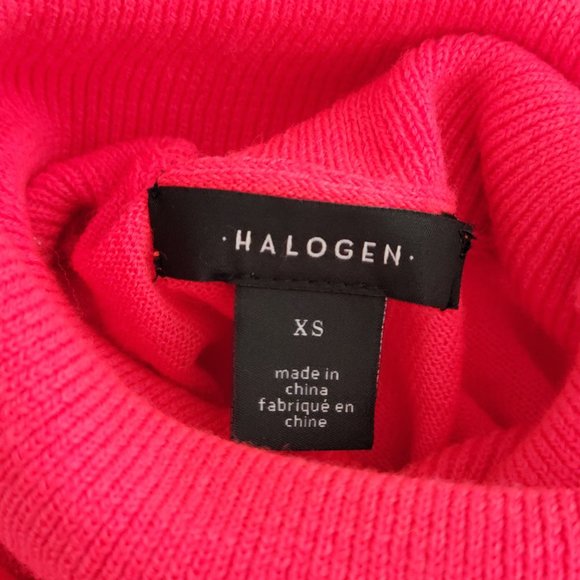 HALOGEN Turtleneck Merino Wool Blend Sweater Sz XS - Picture 6 of 6